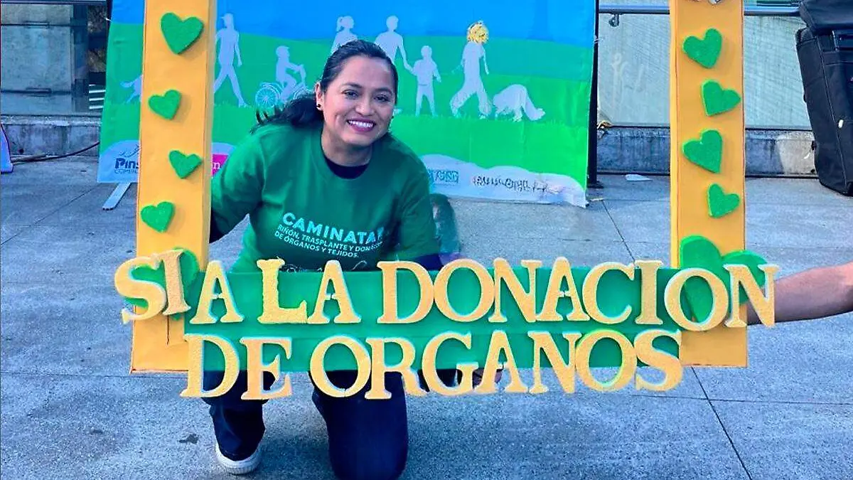 Mercedes Vázquez Ramírez recibidora de organo y transplante